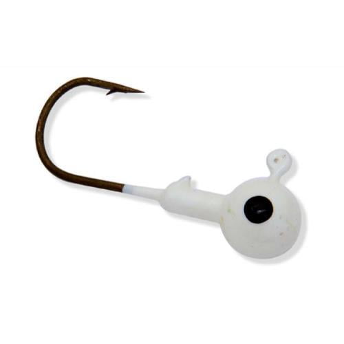 Eagle Claw Jig Head 1/16 10ct White JB02116AH