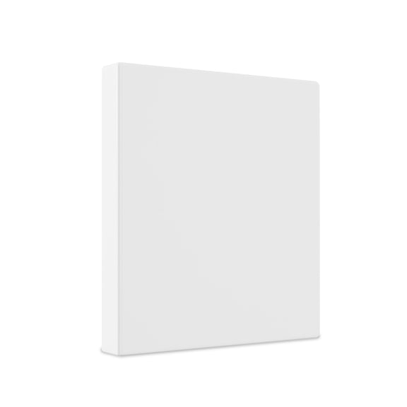 Staples Economy 1" 3-Ring View Binder White 3/Pack ST23735-CCVS