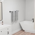 thumbnail image 5 of Fil-Fresh Matte Black Towel Bar, 24-Inch Wall Mounted Towel Rack, Heavy Duty Stainless Steel Towel Holder, Rustproof Bath Towel Rod for Bathroom, Home & Apartment Essentials, 5 of 8