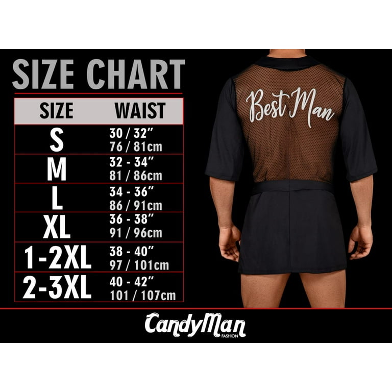 CandyMan 99683 Tulle Bodysuit Color Black Size L/XL 