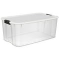 thumbnail image 3 of Sterilite 116 Quart Storage Totes, 4 Pack, & 66 Quart Storage Totes, 6 Pack, 3 of 11
