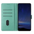 thumbnail image 6 of for Samsung Galaxy A07 Wallet Case with Credit Card Holder & Wrist Strap, Wallet Case with Stand, Magnetic Clasp, Flower Pattern PU Leather Folio Cover for Samsung Galaxy A07, Green, 6 of 11