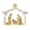 Silver, variant on Tcbosik 6ft Lighted Outdoor Nativity Scene, Christmas Holy Family Yard Decoration with LED Lights for Indoor & Outdoor, Brown