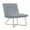Light Gray, variant on Mavis Accent Chair Upholstered in Gray Sherpa with Black Metal Legs