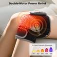 thumbnail image 4 of HONGJING Cordless Knee Massager with Red Light Heating for Knee Shoulder Pain, 4 of 8