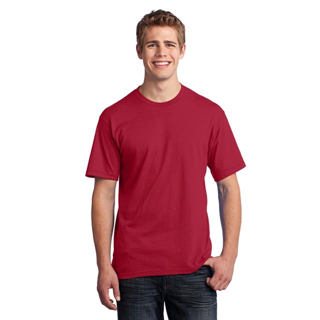 Port & Company All-American Tee. Red. M.