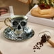 thumbnail image 2 of Taza de café con calavera y platillo, taza de té de porcelana gótica, taza de café con calavera adornada con detalles dorados, divertida taza de té de cerámica, taza de cabeza de hueso diabólica, jueg, 2 of 4