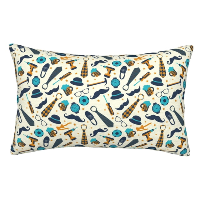 Balery Fathers day Funda de Cojín Estampada, Regalos para Mujeres, Regalos de Amor para Ella, Regalos para Novia o Esposa, Funda de Almohada-16"x24"