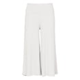 thumbnail image 7 of Jopfuhed Women's Wide Leg Capri Pants Stretchy High Waisted Tummy Control Yoga Capris with Pockets Loose Lounge Workout Running Cropped Pants,Sizes S-2XL, 7 of 7