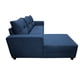 thumbnail image 5 of Sala Esquinera El Bazar Store Demeter Azul marino 210x160 cm Tela Lino nacional Modular Chaise love seat, 5 of 6
