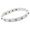 White, variant on Adjustable Lightweight Color Blocks Rhinestones Collar Necklace With PU Leather Clavicle Chain For Versatile Outfits
