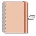 thumbnail image 1 of Libreta Profesional Universitaria Colores Pastel 200 Hojas Cuadro Grande Printaform, 1 of 2