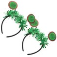 thumbnail image 4 of 2 tocados creativos Kiwi para el cabello, decoración para el cabello de fiesta, color verde, 4 of 8
