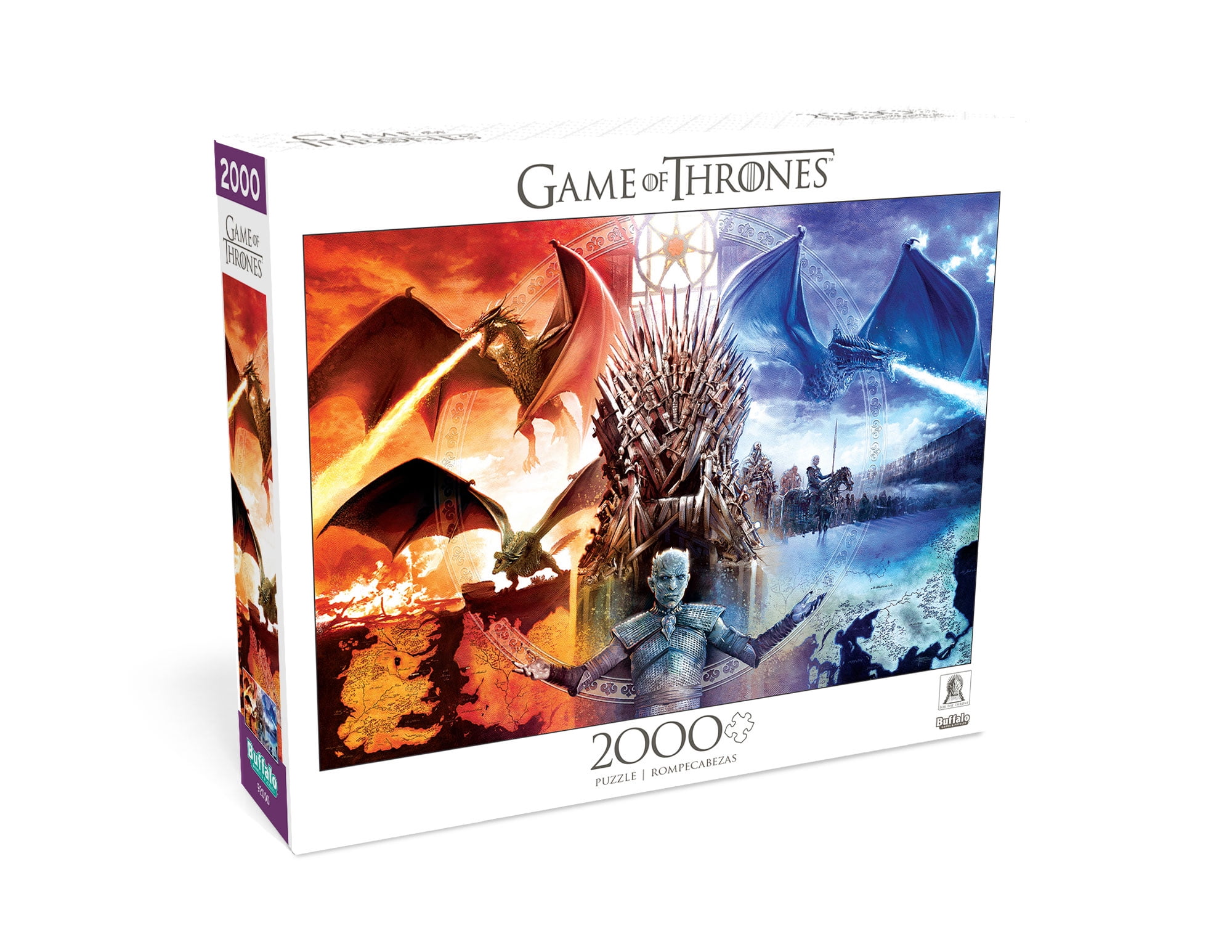 Buffalo Games Game of Thrones Fire and Ice 2000 Piece Jigsaw