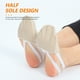 thumbnail image 5 of EeaseMX Zapato de baile elástico de media suela para mujer, ejercicio suave, zapatos de gimnasia rítmica, zapatillas, zapatos antideslizantes para danza del vientre para adultos (color de piel, S), 5 of 7