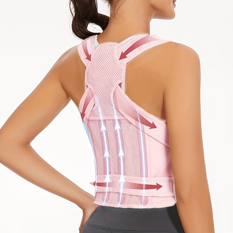 Back Brace Posture Corrector for Women and Men, Adjustable Shoulder Brace for Upper and Lower Back Pain Relief