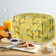 thumbnail image 4 of Yuyamidu Yellow 2 Slice Toaster Cover Lemon Kitchen Appliances Protector Cover Wide Slot BreadDustproof Cover Antiskid Protector Cover for Broiler Oven Toaster, 4 of 7