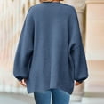 thumbnail image 4 of Jacket for Women Casual Fall Fashion Solid Long Sleeve Open Front Cardigan Jackets, 4 of 4