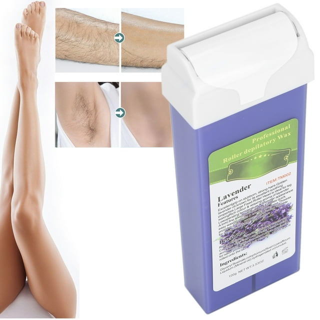 Depilatory Wax Roller, 100g Roll On Wax For Legs Chest For Home Use For Men Women
