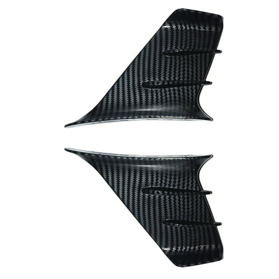 General Aerodynamic Motorcycle Side Winglets Spoiler ABS Fairing Wing Deflector Easy to Use for Performances Bikes
