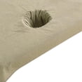 thumbnail image 7 of Half Massage Table Sheet Breathable Cosmetic Beauty Hole Towel 19.68x27.55inch - Khaki, 7 of 7