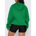 thumbnail image 4 of KISSMODA Women Half Zipper Pullover Sweatshirt Long Sleeve Hoodies Kangaroo Pocket Fleece Basic Sweater, 4 of 4
