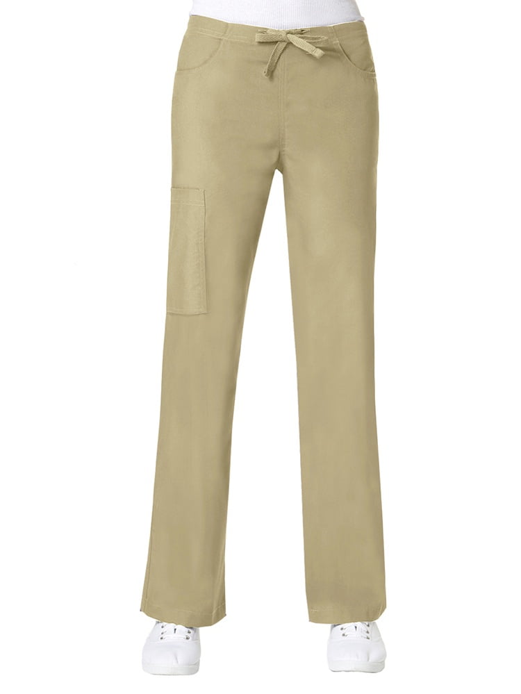 maevn women's core utility cargo pants(khakhi, large tall)