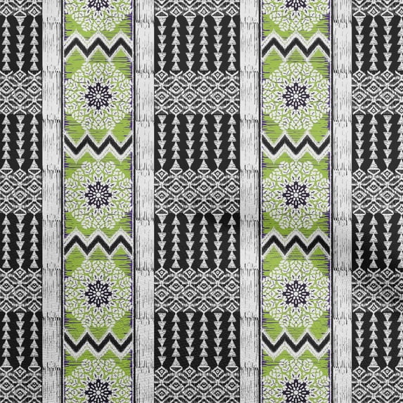 oneOoneRayonLightGreenFabricAsianIkatSewingCraftProjectsFabricPrintsByYard56InchWide