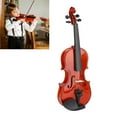 thumbnail image 4 of 1/8 Violin, Violin Stringed Musical Instruments Spruce Violin Adult Violin Kids Violin  For Home School Musical Room Music Shop, 4 of 8