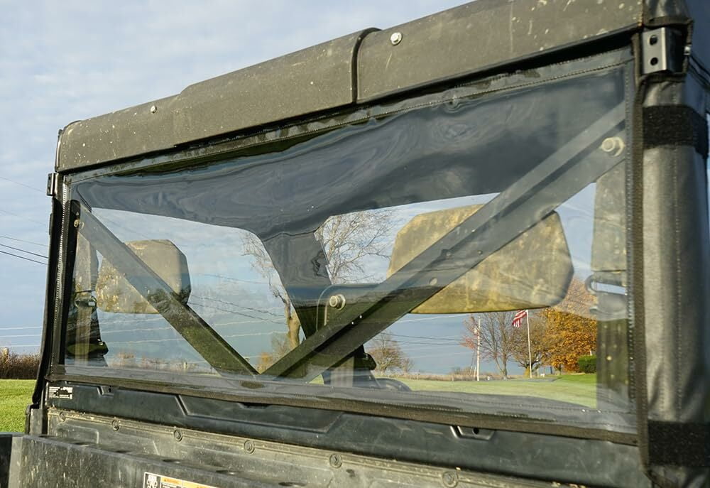 Seizmik UTV Soft Door Kit with Rear Window Compatible with Full Size Polaris Ranger 570 (2016-2023), 700 (2009), and 800 XP (2009-2014) Models | with Zippered Windows | Side by Side Accessories