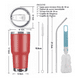 thumbnail image 2 of Vaso Térmico  Bloosom De 30oz Acero Inoxidable Rojo, 2 of 4