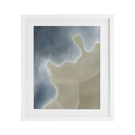 Stupell Industries Contemporary Turning The Tides Abstract White Framed Print Under Glass, 17 x 21, by Grace Popp