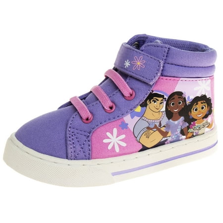

Disney Encanto Mirabel Girls High Top Hook and Loop Sneakers. (Toddler Little Kids)