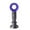 Purple, variant on maxiaoxia Leafless Mini Fan Creative Handheld Portable USB Charging Gift Fan Handheld Fan Cooling Portable Air Cooler for Bedroom