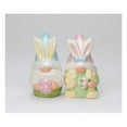 thumbnail image 2 of Ceramic Easter Bunny Gnome Holding Egg Salt and Pepper Shakers, Easter Decor, Spring Decor, Gnome Collector Gift, 2 of 3