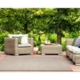 thumbnail image 3 of Liora Manne Orly Texture Area Rug Natural Indoor Outdoor 100% Polypropylene 5x8, 3 of 4