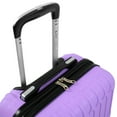 thumbnail image 2 of AMKA Honeycomb 22 in. Lilac Carry-On Expandable Spinner Suitcase, 2 of 6