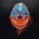 thumbnail image 2 of Disfraz de cosplay de PVC luminoso con forma de máscara de payaso, LED, para H, 2 of 2