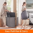 thumbnail image 4 of Cesto de ropa Lifewit doble con tapa y bolsas extraíbles, 155 L, 4 of 6