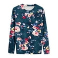 thumbnail image 5 of Edvintorg Winter Maternity Crewneck Sweatshirt Long Sleeve Nursing Shirts for Breastfeeding with Zipper Pregnancy Clothes for Women, 5 of 5