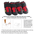 thumbnail image 3 of Waterproof Shoes for Dogs with Reflective Strips Rugged Anti-Slip Sole Dog Boots Paw Protectors, 3 of 5
