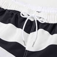thumbnail image 7 of Mens Swim Trunks 5" with Mesh Lining Quick Dry Bathing Suits for Men Black Wave Size XL, 7 of 7