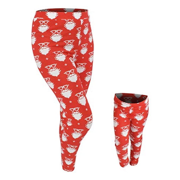 UB Womens Christmas Santa Matching Family Leggings (S)