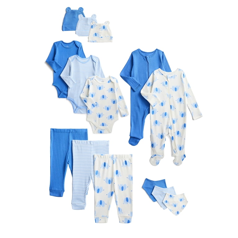 Wonder Nation Organic Cotton Baby Layette, 14-Piece Set photo 1