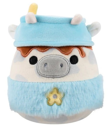 Squishmallows 2025 Easter Squad A - Set of 6 (Latte Cow, Latte Bunny, Latte Donkey, Boba Bear, Cupcake Lamb, Chocolate Egg Chicken)