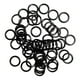 thumbnail image 1 of 100 deslizadores de brocas de ajuste de correa de revestido de plástico de tóricos de 10 mm Soledad tirantes del sujetador anillos, 1 of 6