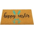 thumbnail image 3 of Northlight Natural Coir "Hoppy Easter" Outdoor Doormat - 18" x 30", 3 of 5
