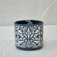 thumbnail image 3 of Heavenly Designs Watson Bathroom Accessories - Periwinkle Blue and White Ceramic Bathroom Set - Age Adult, 3 of 6