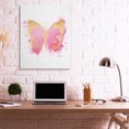thumbnail image 2 of Amanda Greenwood Hot Pink Pop Butterfly Glam Paint Splatter 36 in x 48 in Painting Canvas Art Print, by Stupell Home Décor, 2 of 6
