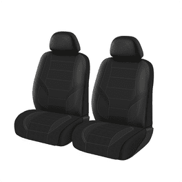 TIANLAIMEI Car Seat Covers Full Set Leather Front and Rear Bench